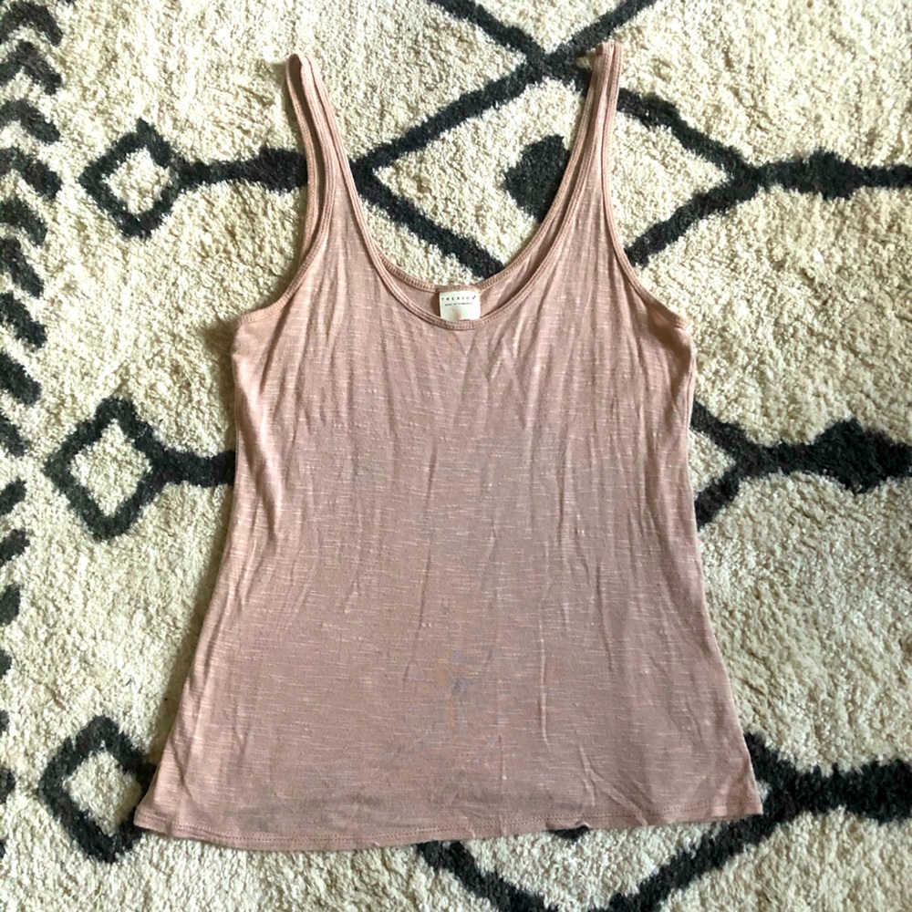 Blush tank top